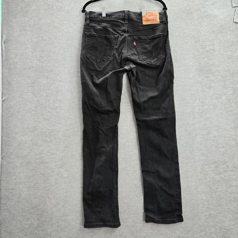 Levi's 511‎ Men Jeans 32X32 Black Denim Slim 30